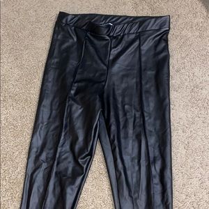NWT Fashion Nova Leather Leggings